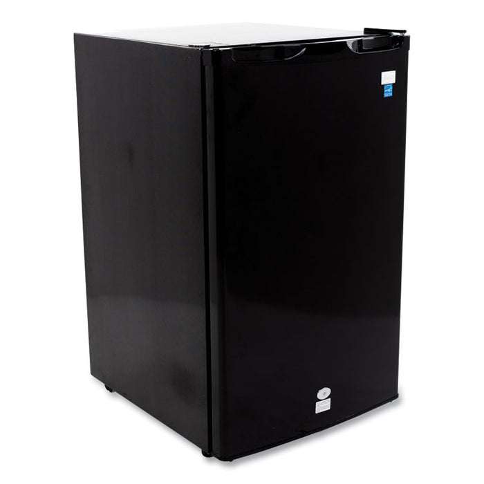 4.4 Cu.Ft. Auto-Defrost Refrigerator, 19.25 x 22 x 33, Black