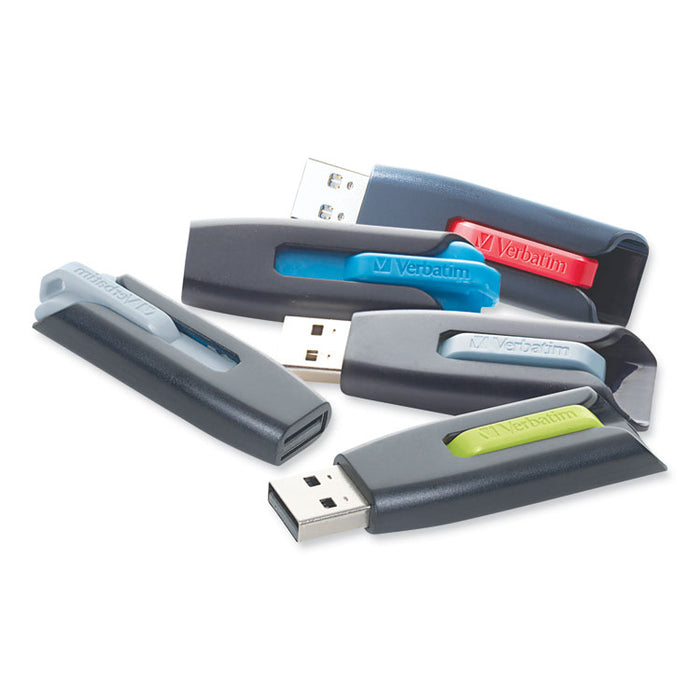 Store 'n' Go V3 USB 3.0 Drive, 128 GB, Black/Gray