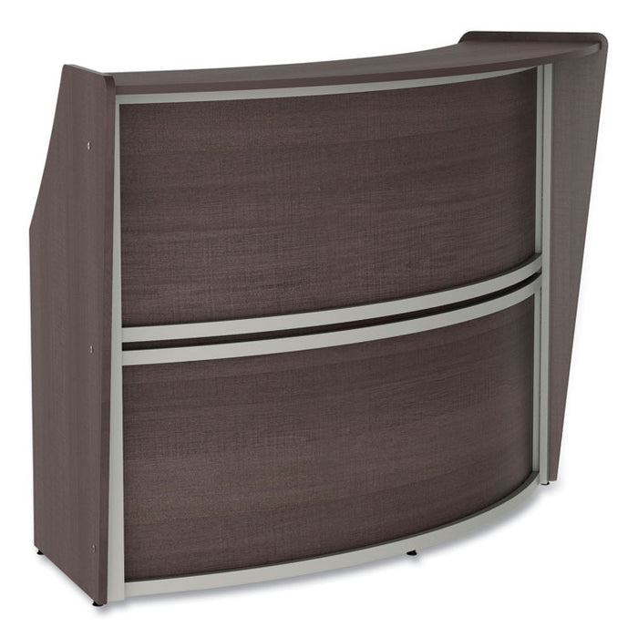Reception Desk, 72 x 32 x 46, Mocha