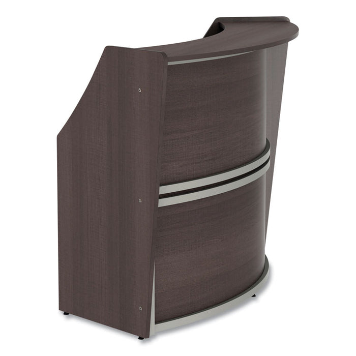 Reception Desk, 72 x 32 x 46, Mocha