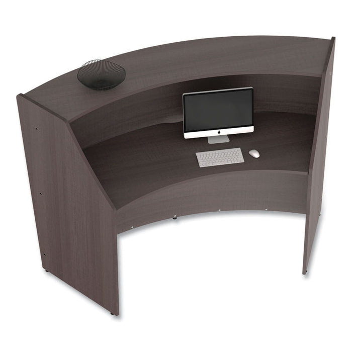 Reception Desk, 72 x 32 x 46, Mocha