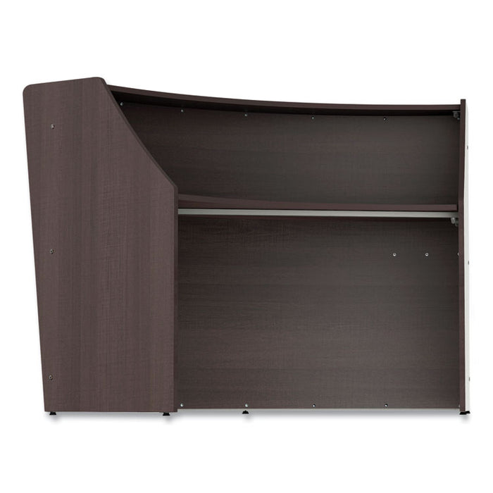 Reception Desk, 72 x 32 x 46, Mocha