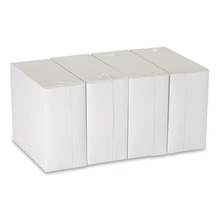 1/8-Fold Linen-Replacement Dinner Napkins, 2-Ply, 17 x 17, White