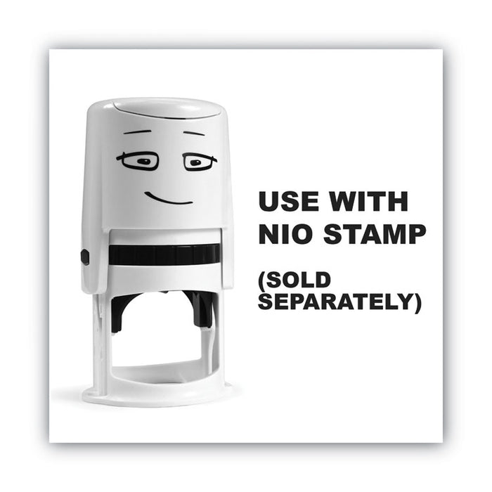 Ink Pad for NIO Stamp with Voucher, 2.75" x 2.75", Brave Red