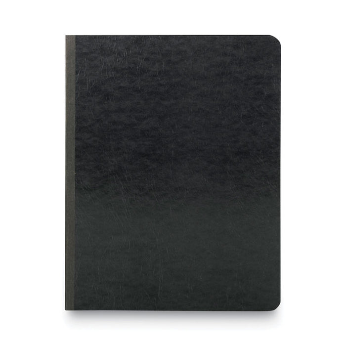 Prong Fastener Premium Pressboard Report Cover, Two-Piece Prong Fastener, 3" Capacity, 8.5 x 11, Black/Black