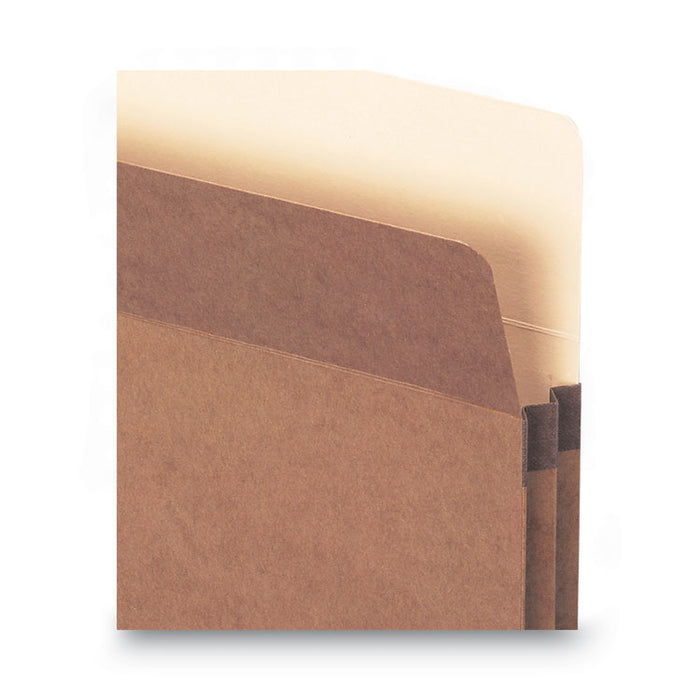 Redrope Drop Front File Pockets, 1.75" Expansion, Letter Size, Redrope, 50/Box