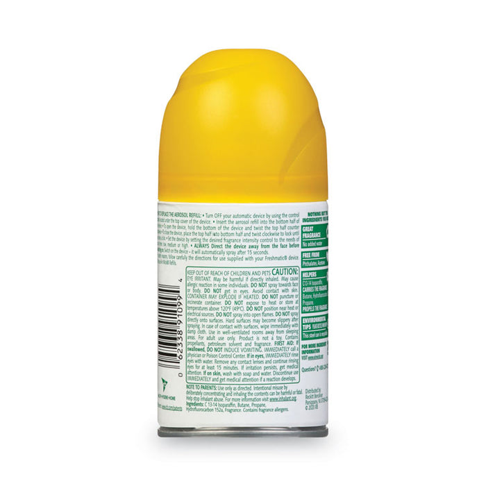 Freshmatic Life Scents Ultra Refill, Cherry and Coconut Paradise Retreat, 5.89 oz Aerosol Spray, 6/Carton