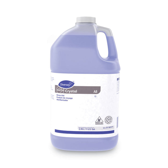 Suma Crystal A8 Concentrate, 1 gal Container, 4/Carton