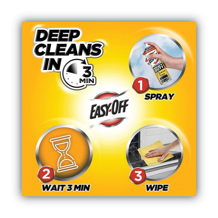 Heavy Duty Oven Cleaner, Foam, 14.5 oz Aerosol Spray