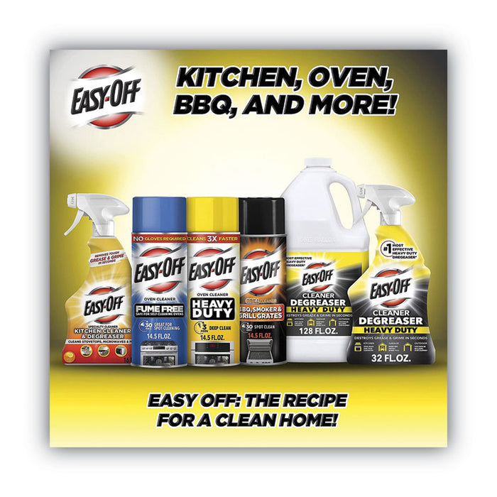 Heavy Duty Oven Cleaner, Foam, 14.5 oz Aerosol Spray, 12/Carton