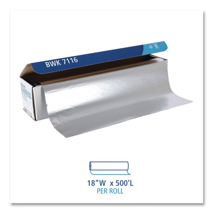 Standard Aluminum Foil Roll, 63 Gauge, 18" x 500 ft