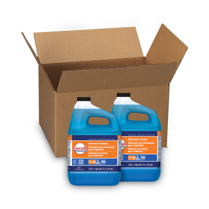 Silverware Presoak, Mild Citrus Scent, 1 gal Bottle, 2/Carton