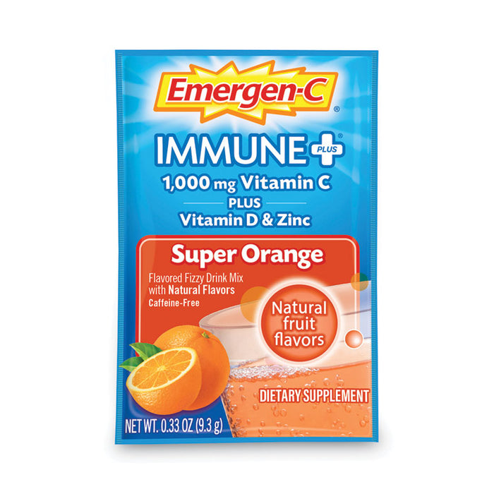 Immune+ Formula, 0.33 oz, Super Orange, 30 Packets