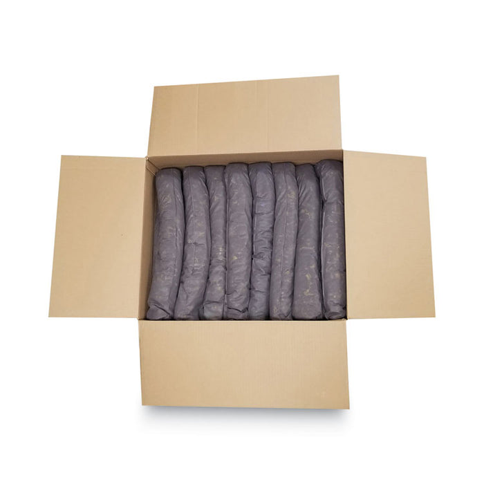 TASKBrand Industrial Universal Sorbent Sock, 0.65 gal, 3" Diameter x 48" Length, 40/Carton
