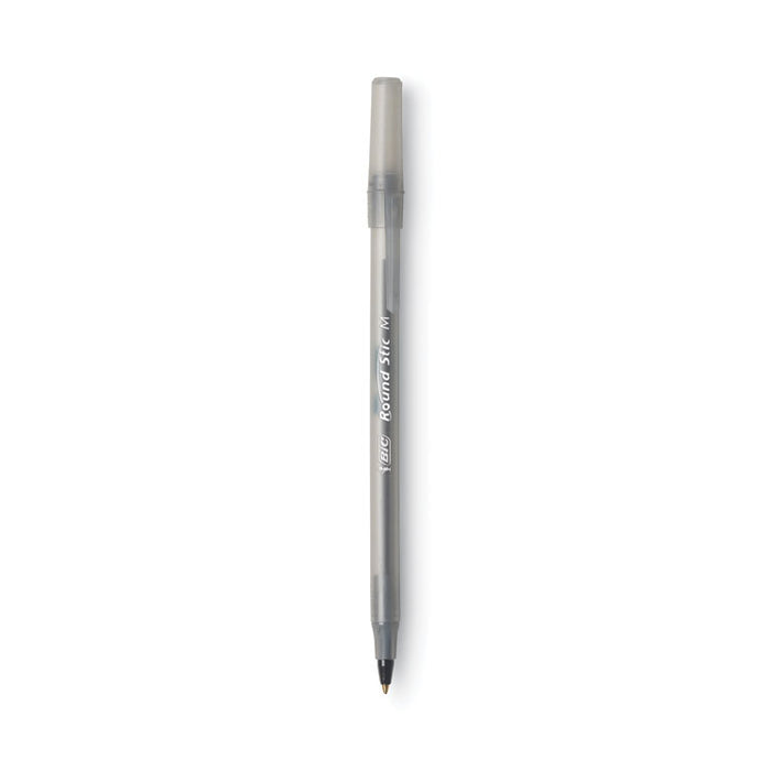 Round Stic Xtra Precision Ballpoint Pen Value Pack, Stick, Medium 1 mm, Assorted Ink and Barrel Colors, 60/Pack