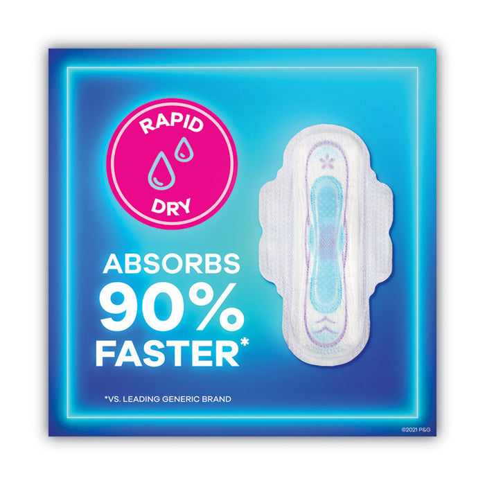 Ultra Thin Pads with Wings, Size 1, Regular Absorbency, 36/Pack