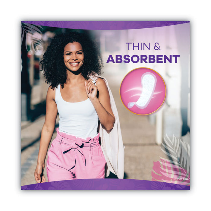 Thin Daily Panty Liners, Regular Absorbency, 120/Pack, 6 Packs/Carton