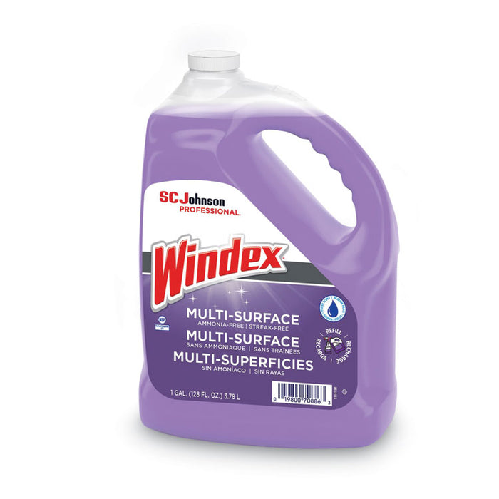 Non-Ammoniated Glass/Multi Surface Cleaner, 128 oz Bottle, 4/Carton