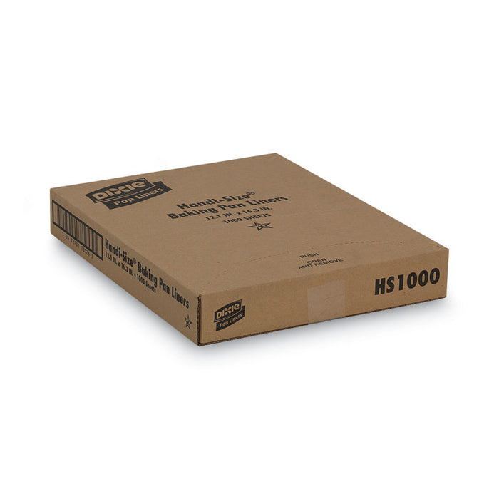 Greaseproof Liftoff Pan Liners, 12.2 x 16.38, White, 1,000/Carton