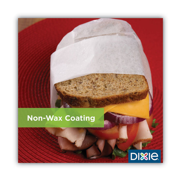 All-Purpose Food Wrap, Dry Wax Paper, 15 x 16, White, 1,000 Sheets/Pack, 3 Packs/Carton