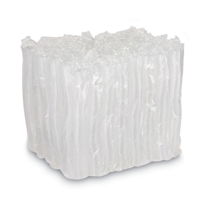 Plastic Portion Cup Lid, Fits 1 oz Portion Cups, Clear, 4,800/Carton