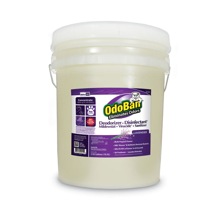 Concentrated Odor Eliminator and Disinfectant, Lavender, 5 gal Pail