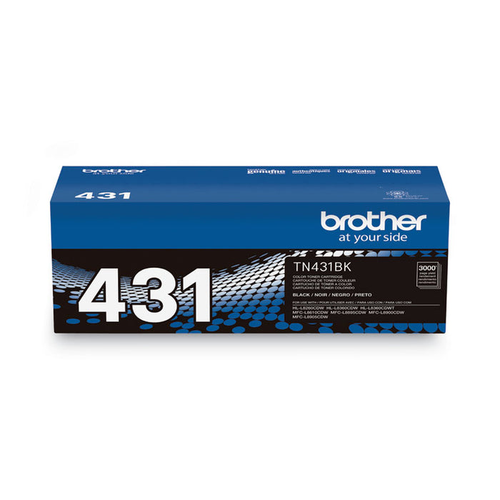TN431BK Toner, 3,000 Page-Yield, Black
