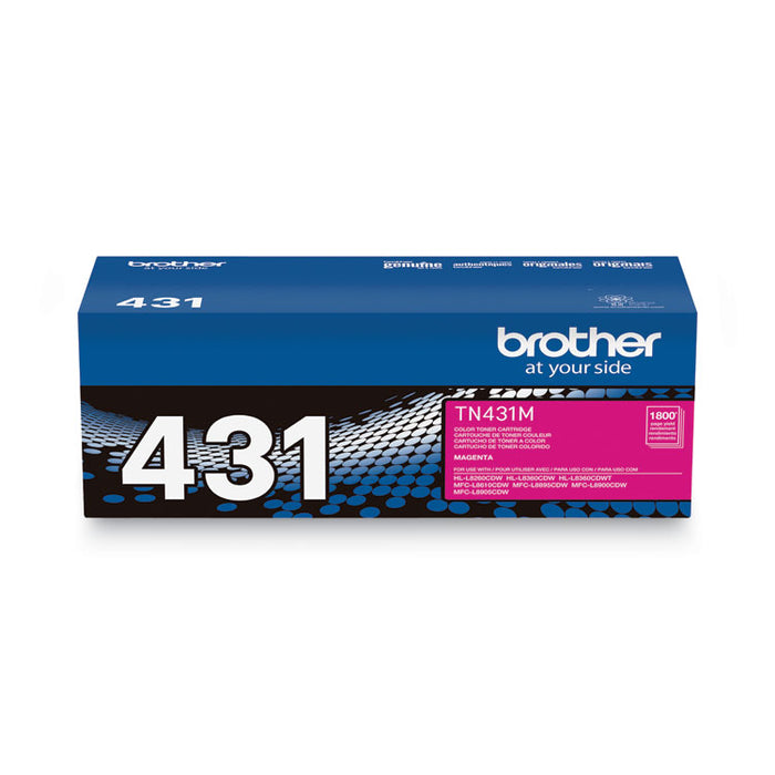 TN431M Toner, 1,800 Page-Yield, Magenta