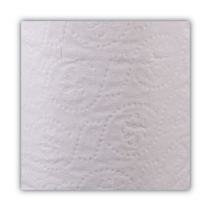 Two-Ply Toilet Tissue, Septic Safe, White, 125 ft Roll Length, 500 Sheets/Roll, 96 Rolls/Carton