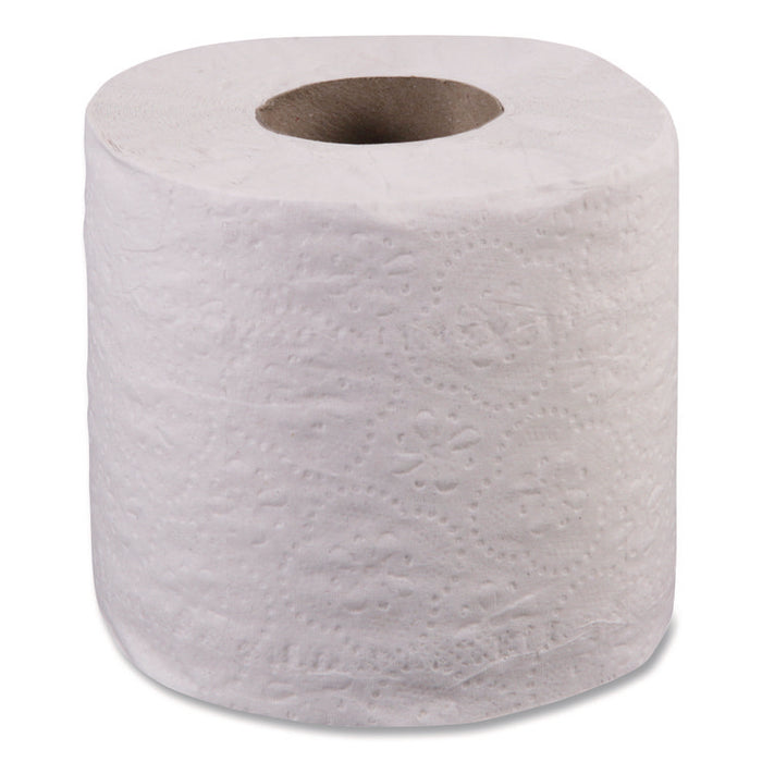 Two-Ply Toilet Tissue, Septic Safe, White, 400 Sheets/Roll, 96 Rolls/Carton
