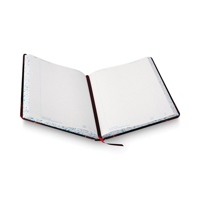 Laboratory Notebook, Data/Lab-Record Format, Black/Red Cover, (150) 10.38 x 8.13 Sheets