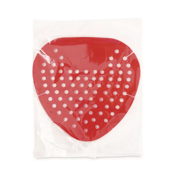 Deodorizing Urinal Screen, Cherry Scent, Red, 3.5 oz, Dozen