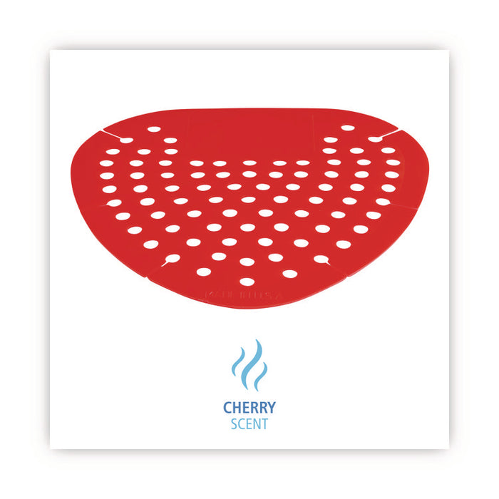 Deodorizing Urinal Screen, Cherry Scent, Red, 3.5 oz, Dozen