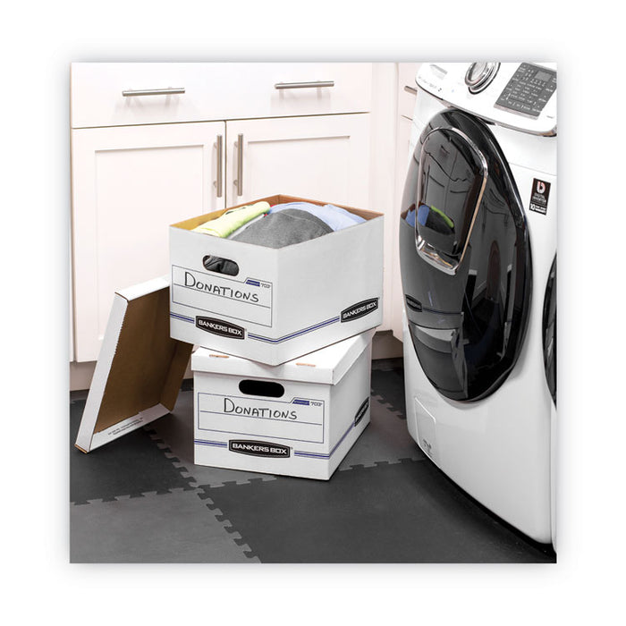 STOR/FILE Basic-Duty Storage Boxes, Letter/Legal Files, 12" x 16.25" x 10.5", White, 20/Carton