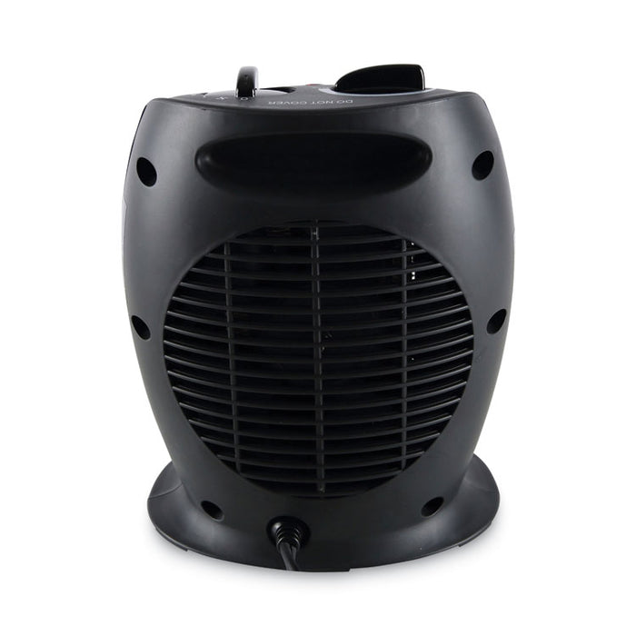 Ceramic Heater, 1,500 W, 7.12 x 5.87 x 8.75, Black