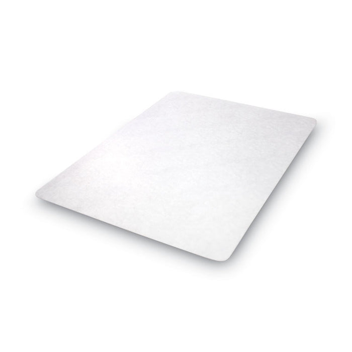 EconoMat Non-Studded All Day Use Chair Mat for Hard Floors, Rectangular, 46" x 60", Clear, Ships Rolled