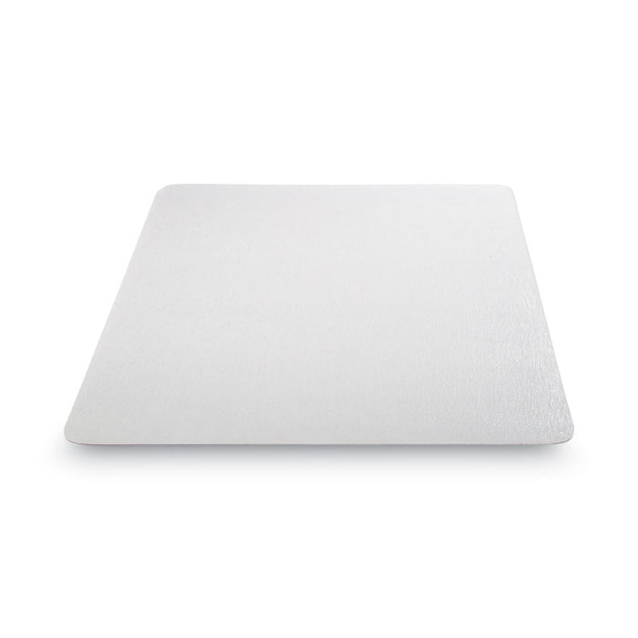 EconoMat Non-Studded All Day Use Chair Mat for Hard Floors, Rectangular, 46" x 60", Clear, Ships Rolled