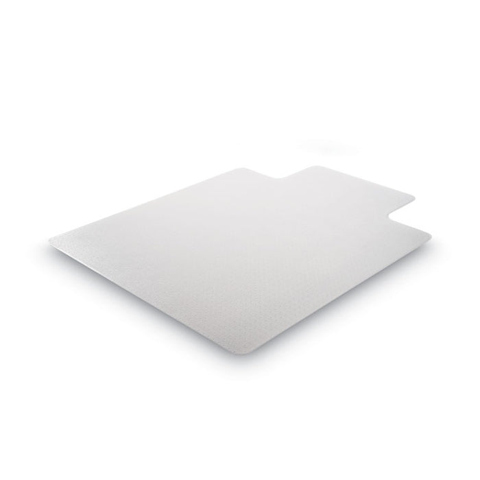 SuperMat Frequent Use Chair Mat for Medium Pile Carpeted Floors, Rectangular with Lip, 36" x 48", Clear, Ships Rolled