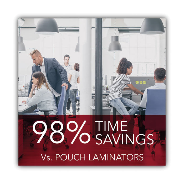 Foton 30 Automated Pouch-Free Laminator, Two Rollers, 1" Max Document Width, 5 mil Max Document Thickness
