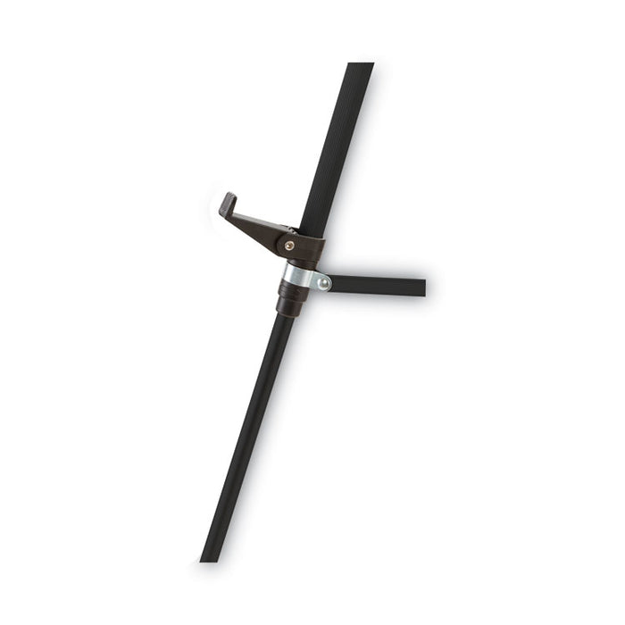 Lightweight Telescoping Tripod Easel, 38" to 66" Tall, Metal, Black, Supports Up to 25 lb