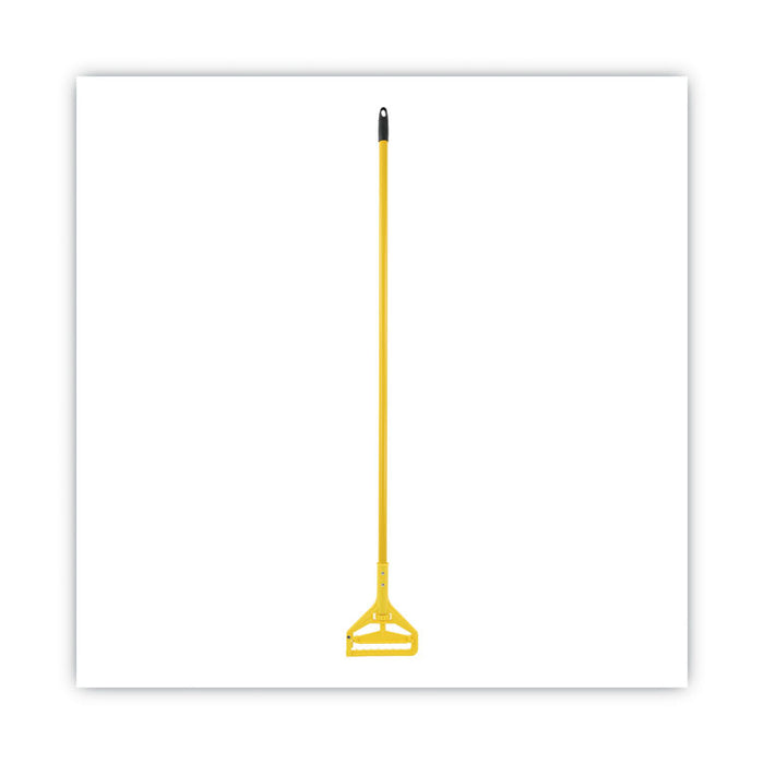 Quick Change Side-Latch Plastic Mop Head Handle, 60", Yellow