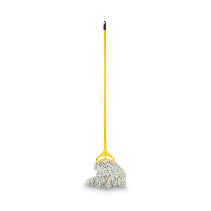 Quick Change Side-Latch Plastic Mop Head Handle, 60", Yellow