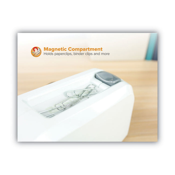 Impulse 30 Electric Stapler, 30-Sheet Capacity, White