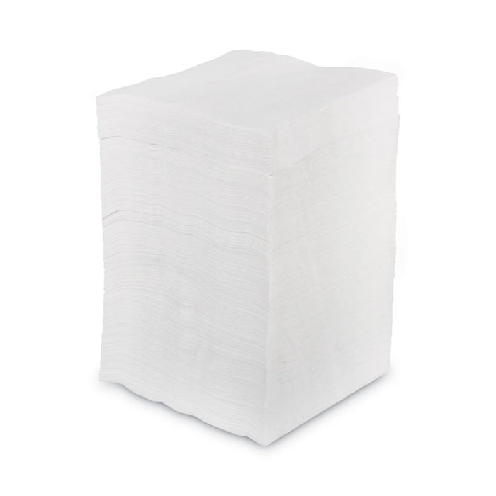 1/4-Fold Lunch Napkins, 1-Ply, 11.8 x 11.2, White, 6,000/Carton