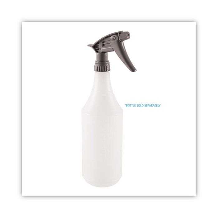 Chemical-Resistant Trigger Sprayer 320CR, Fits 32 oz Bottles, 9.5" Tube, Gray, 24/Carton