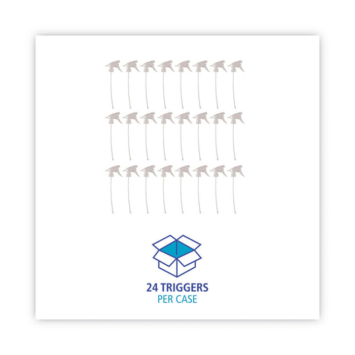 Non-Leaking Trigger Sprayer 300ES, 9.5" Tube, Fits 32 oz Bottles, White, 24/Carton