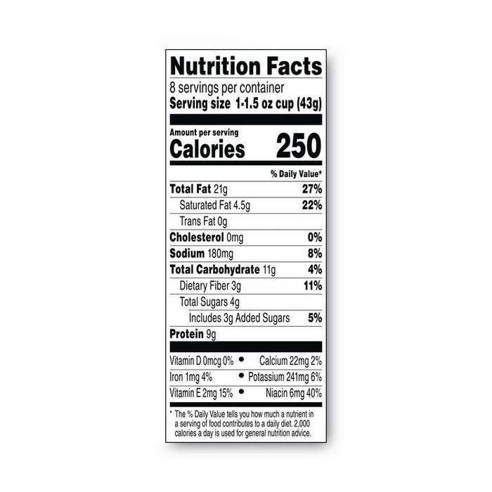 Spreads, Creamy Peanut Butter, 1.5 oz Cup, 8/Box
