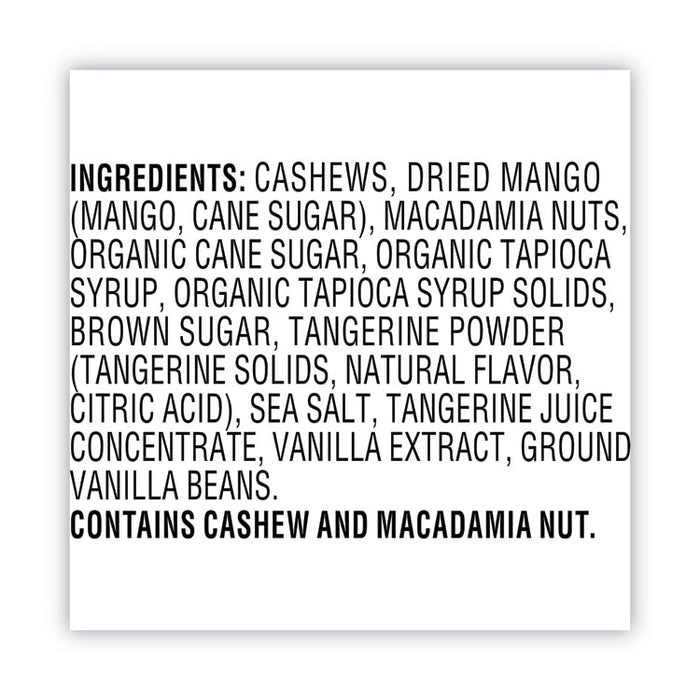 Glazed Mixes, Tangerine Vanilla, 1.5 oz Pouch, 18/Carton