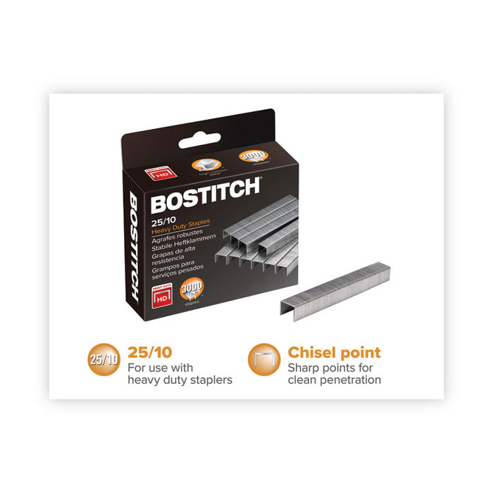 Premium High-Capacity Staples, 0.38" Leg, 0.5" Crown, Steel, 3,000/Box