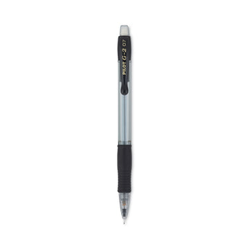 G2 Mechanical Pencil, 0.7 mm, HB (#2), Black Lead, Clear/Black Barrel, Dozen